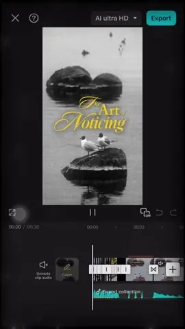 “The art of noticing” You can use this by clicking the “Try this Template” button. #theartofnoticing #static #cinematic #aesthetic #2025sofar #beauedits #beautemplates #CapCut #template #trend 