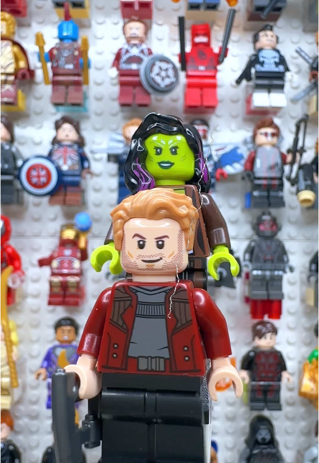 Minifigures Star-Lord & Gamora #lego #marvel #guardiansofthegalaxy #minifigure #mohinh #dochoi #viral #fyp #xuhuong 