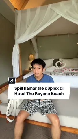 Spill kamar tipe duplex di Hotel The Kayanan Beach.  Mau dispill hotel apalagi nih? #thekayanabeachlombok #hotellombok #lombokadventure 