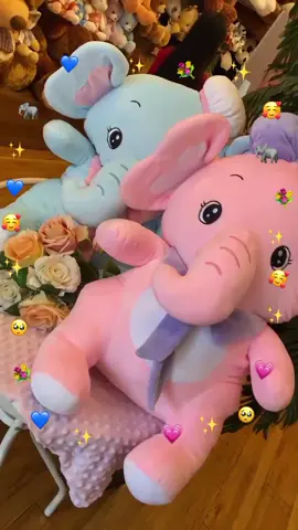 boneka anak gajah pink dan biruuu💗💙😩🥺✨🤏🏼#isbon #istanaboneka #4u #giftideas #fyp #pink #anakgajah #biru #kado #fyppppppppppppppppppppppp #rekomendasi 