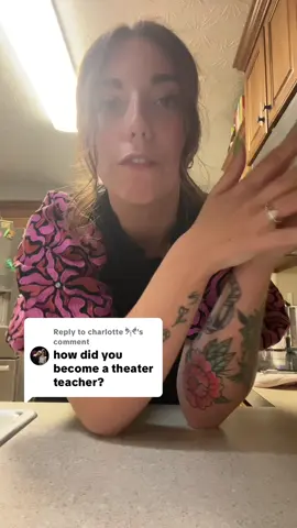 Replying to @charlotte ᖭི༏ᖫྀ  i hope this was helpful! #theatreteacher also you CAN get hiredto teach in a public school (in my state) if you are not certified, BUT you have a certain amount of time to GET certified before your contract is no longer offered (i think it is 3 years)