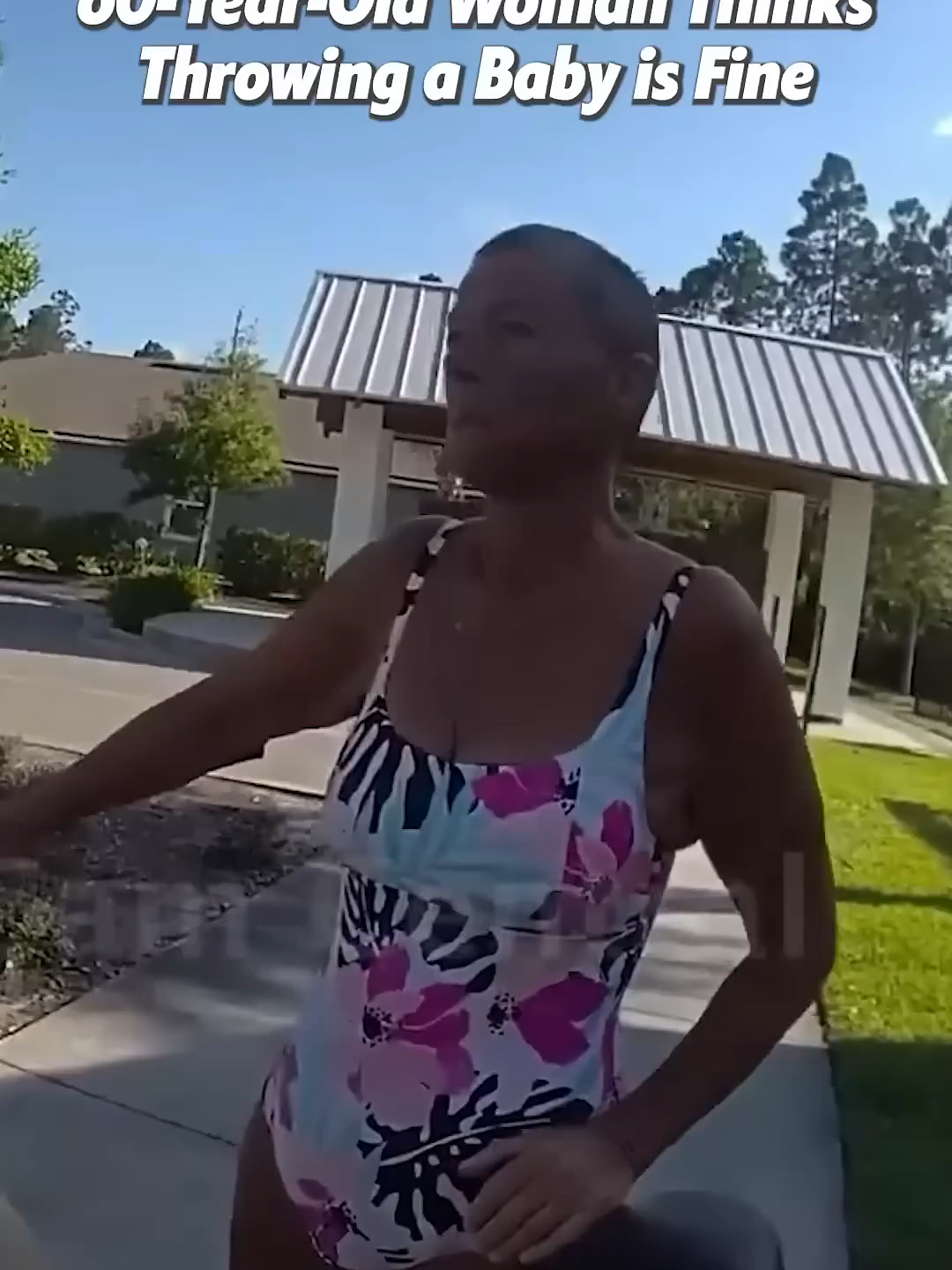 60-Year-Old Woman Thinks Throwing a Baby is Fine part 1. Full clip on CopCam Central