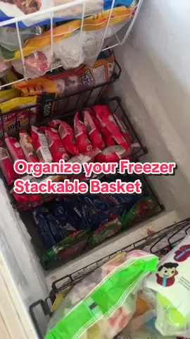 #stackableorganizer #chestfreezerorganizer #reforganizer #freezerorganizer #homeorganizer #stackablebasket