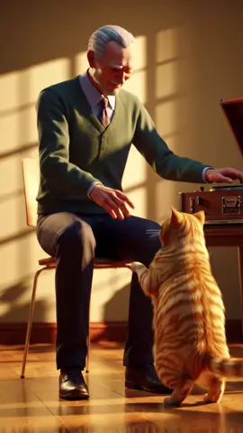Just a dude and his kitty 