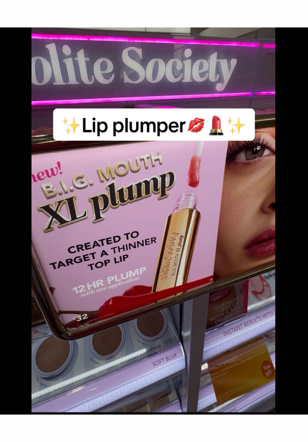 Wait for it… Can ya’ll tell a difference?! 🤪 is she worth the burn 🙃❤️💋💄we think so 🥰 #ultaemployee #ultabeauty #lipplumper #lipplumpergloss #lipgloss #lippies #fyp #fy #beauty #pov #viralmakeup @Polite Society Beauty 