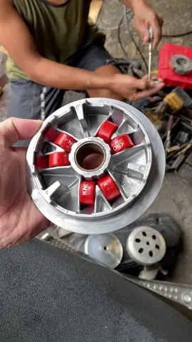 6rpm palang lumalabas na agad VVA 12grams 1k Center spring #flyball #aerox #nmax #mioi125 #kno 