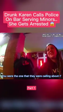 Lady calls cops on bar, she ends up getting arrested #fyp #bodycamwatch #crimetok 