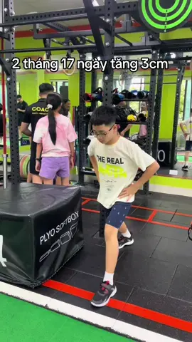 Tập chậm 1 thág là mất 1 thág tăng chiều cao của con rồi, năm ngoái Hải Minh tập ở trung tâm khác cả 1 năm lên 3cm 🥲🥲#tangchieucao #gymkid 