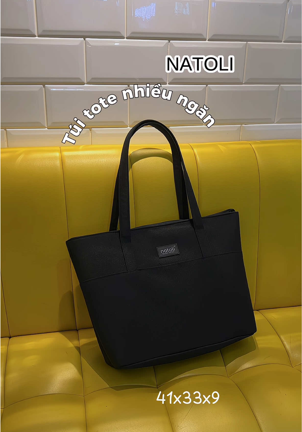 Túi tote canvas NATOLI chố.ng nước , dễ vệ sinh, hạn chế trầy xước , size to nhiều ngăn .  #tuixachnu #natoliofficial #videohangthoitrang #tuitote #tuitotedunglaptop #totebag