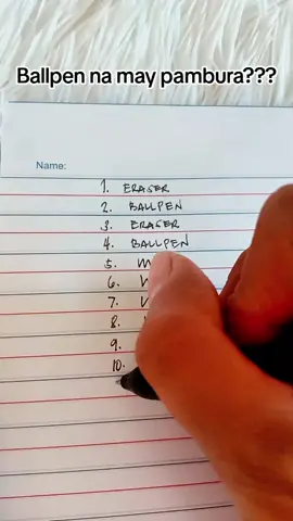 Ito Ang tama para sa mga mahilig magbura. kaya binilhan ko na rin junakis ko kasi mahilig magbura din. #ballpen #ballpenwitheraser #ballpennamaypambura #fyp #schoolsupplies #trending #creatorsearchinsights #recommendations #foryou #tiktokviral 