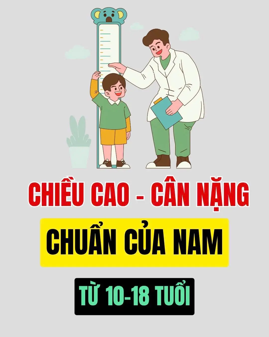 Các bạn nam check xem chiều cao và cân nặng của mình đạt chuẩn chưa nha #chieucao #ăncungtiktok #xuhuongtiktok #tangchieucao #trending 