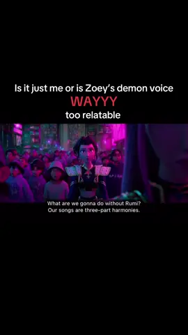 This felt so targeted with the demons 😭  #zoey #mira #kpopdemonhunters #kpopdemonhunterszoey #kpop #kpopfyp #anxiety #fyp #fear #heartache #netflix #netflixoriginal 