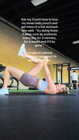 Try her workouts free! Link in bio!  1. Deadbugs 2. Overhead Marches  3. This one workout  #abworkout #deepcoreexercises #toned #challenge #workoutplan #fitnessmotivation #abs #gymadvice #pilatesworkout #transformation #pilatesworkout #deepcore #workouttransformation #cosch #abworkout #nojoke #gone #babyabs 