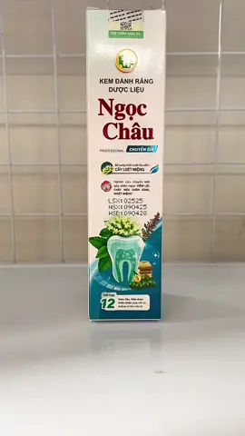 Kem đánh răng dược liệu Ngọc Châu chuyên gia #kemdanhrangngocchau 