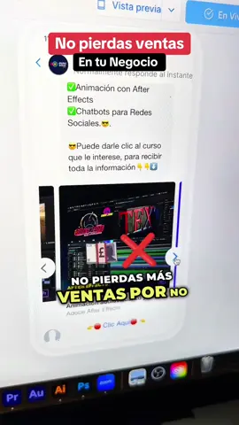 Responde las 24 horas a todos tus clientes, con chatbots para WhatsApp. #Tiktok #tiktokads #marketingdigital #emprendimiento #ventas #negocios #publicidad 