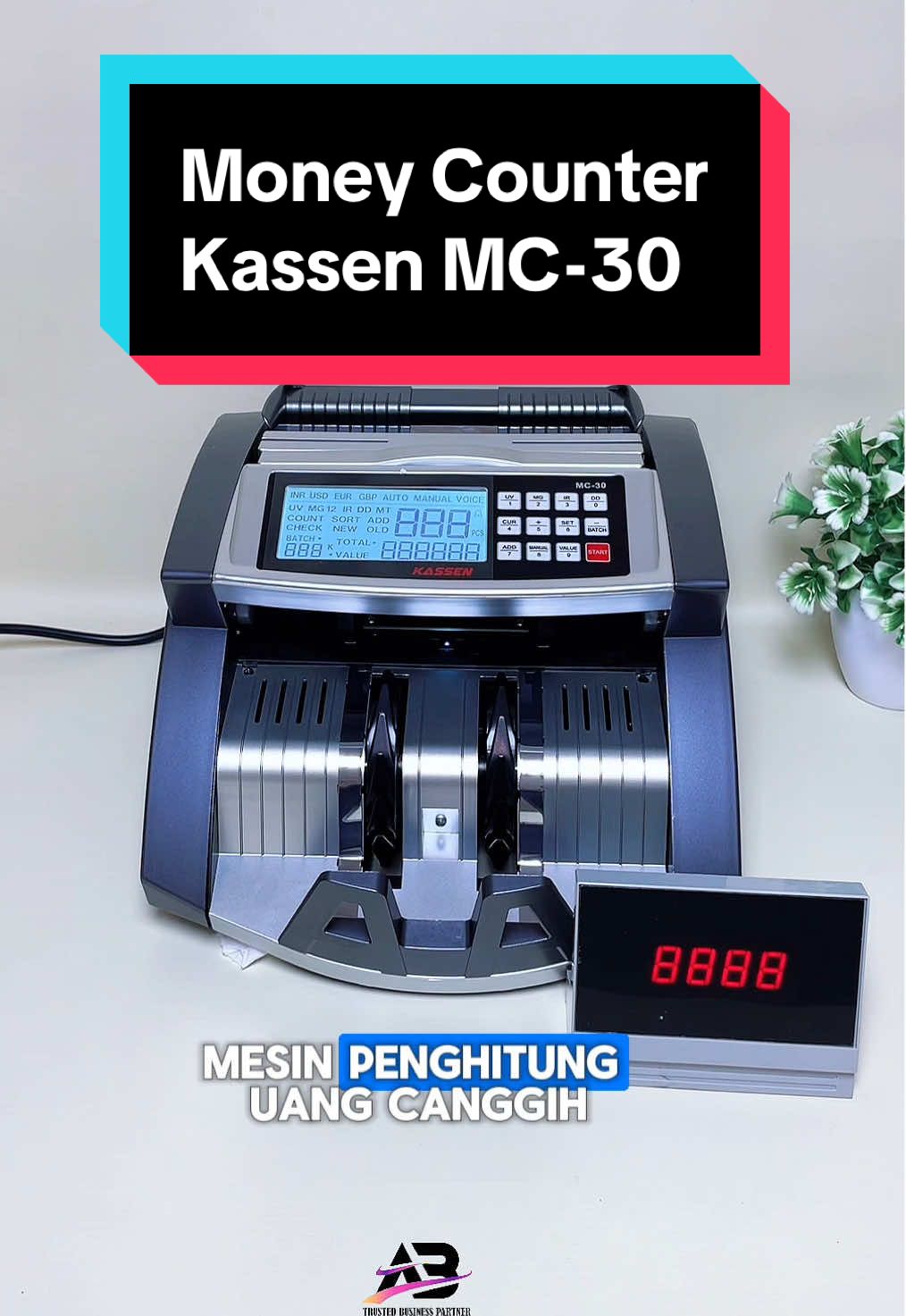 Rekomendasi mesin hitung uang Kassen MC-30. Sudah bisa hitung uang emisi baru dan deteksi uang palsu. #mesinhitunguang #moneycounter #money #uang #fyp 