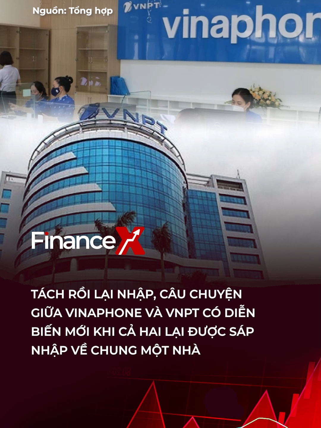 Tổng công ty Dịch vụ Viễn thông (VNPT-Vinaphone), Tổng công ty Truyền thông (VNPT-Media) sẽ được sáp nhập vào công ty mẹ - Tập đoàn VNPT #financex #tiktoknews