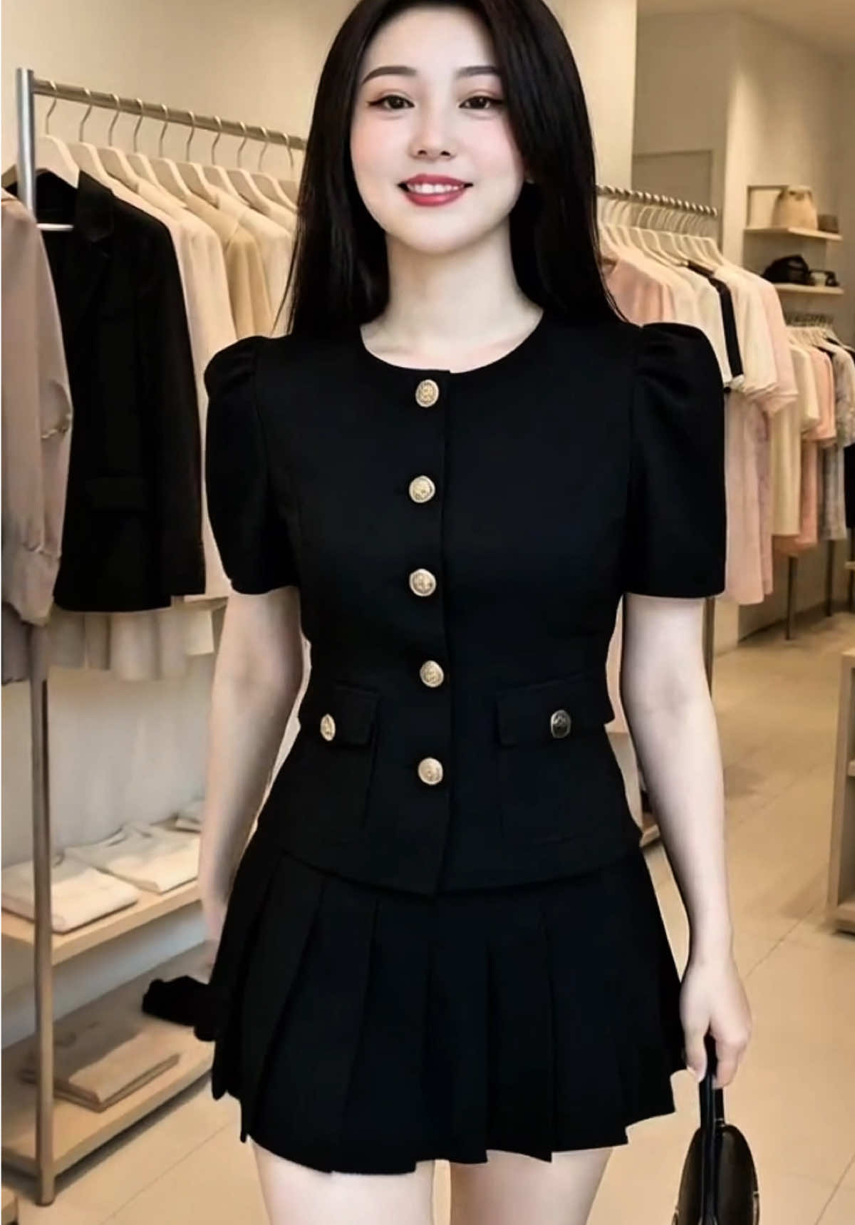 Set đồ này chị em mặc vào là sang chảnh liền #doxinh4mua #setdoxinh #xuhuongthoitrang #setaovachanvay #aovachanvay #doboxinh 