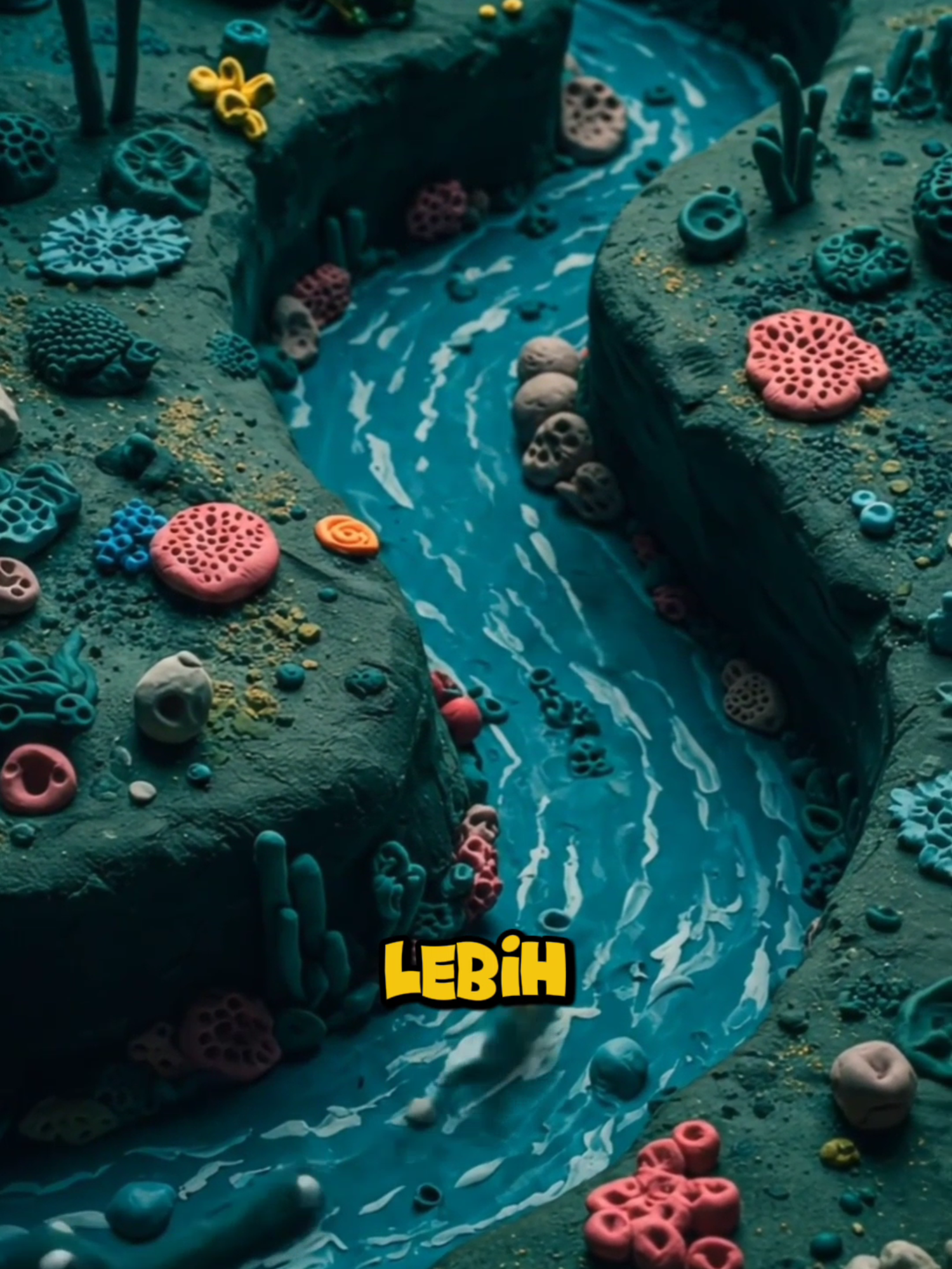 Tahu gak clay? Ada sungai di bawah laut loh#faktaunik #claymation #tahugakclay