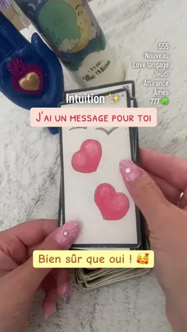 Partie 102 : Tirage du jour. La réponse est oui ! 🥰 #cartomancie #tiragedecarte #guidance #sentimental #message #oracle #tarot #voyance #amour #loveyou #divination #prediction #pourtoi #pourtoipage 