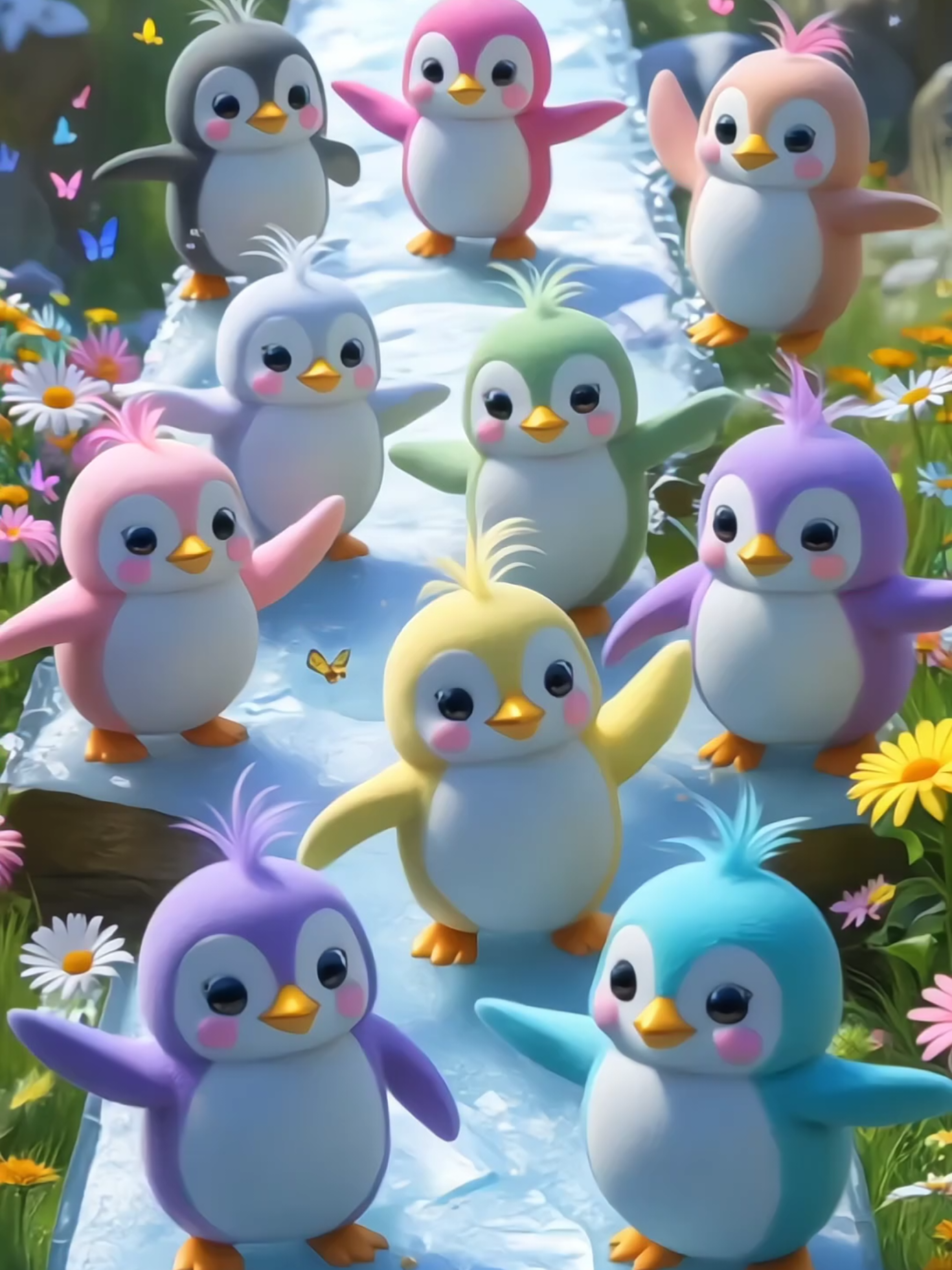 Dance Penguin 🐧 #penguin #dancepenguin #penguinlucu #fyp  #metaaitrend #viralvideo #tiktokviral