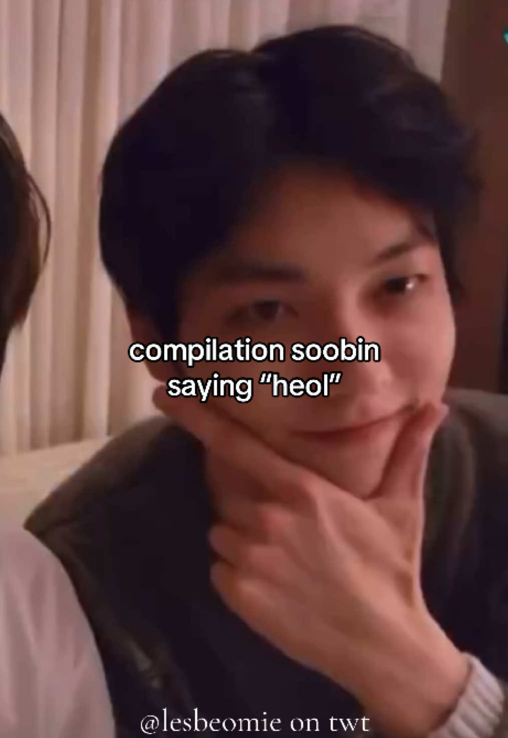 soobin and his fav word #soobin #txt #txtmoa #foryoupageofficiall 