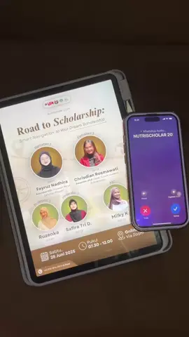 ⭐NUTRISCHOLAR 2025⭐ 💌Road to Scholarship : Smart Navigation to Your Dream Scholarship Halloo! teman teman🙌🏻 Dalam rangka menyediakan wadah bagi mahasiswa Gizi untuk menggapai impian, Program Studi Gizi FPOK UPI mengundang teman-teman semua untuk ikut serta pada seminar beasiswa ini, dilaksanakan pada :  🗓 Sabtu,  28 Juni 2025 🕚 07.30 - 12.00 WIB 📍 Zoom Meeting (link akan menyusul di grup peserta) Dengan pemateri : ⭐ Fayruz Nadhira sebagai awardee beasiswa KSE ⭐Chrisdian Rosmawati sebagai awardee beasiswa JFLS 🎉Gratis! Hanya dengan bergabung pada grup peserta ini untuk mendapatkan informasi lebih lanjut🎉 https://bit.ly/PesertaNutrischolar https://bit.ly/PesertaNutrischolar https://bit.ly/PesertaNutrischolar Benefits⁉️ - Knowledge - Doorprize!😱 CP : 081818943504 [lidya] 088222524419 [Syifa] tunggu apa lagi, mari raih impian bareng nutrischolar‼️🤩 #HIMAGIFPOKUPI #EKSEKUTIF 