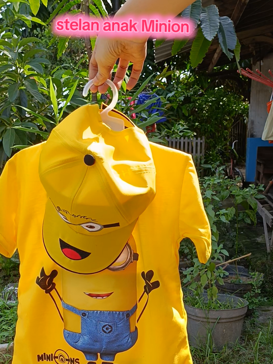stelan anak Minion  #kaosanak ##stelananak #minion 