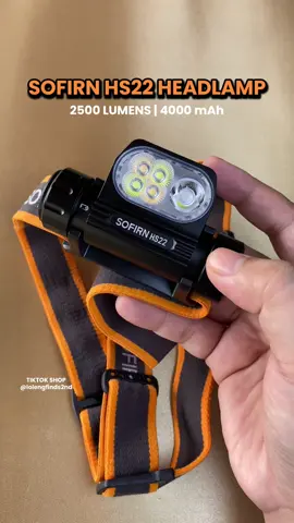 Sofirn HS22 Headlamp 💯 2500 lumens, rechargeable with 18650 battery 4000 mAh 😱 #sofirn #sofirnhs22 #sofirnheadlamp #Hiking #outdooradventures #mountainclimbing #hunting #fishing #rechargeableheadlamp 