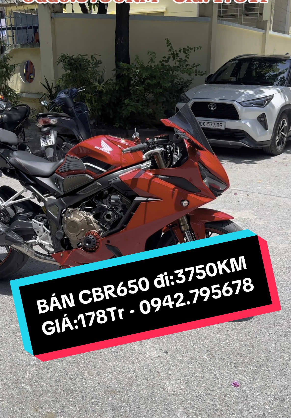 Bán Honda CBR650R siêu đẹp. Đi 3750KM- GIÁ:178.500K #Qteam #qteam_đồ_chơi_xe_máy #qteam_motor #qteam_review #qteam_hà_đông #qteam✨ #honda #cbr650r #honda_cbr650r 
