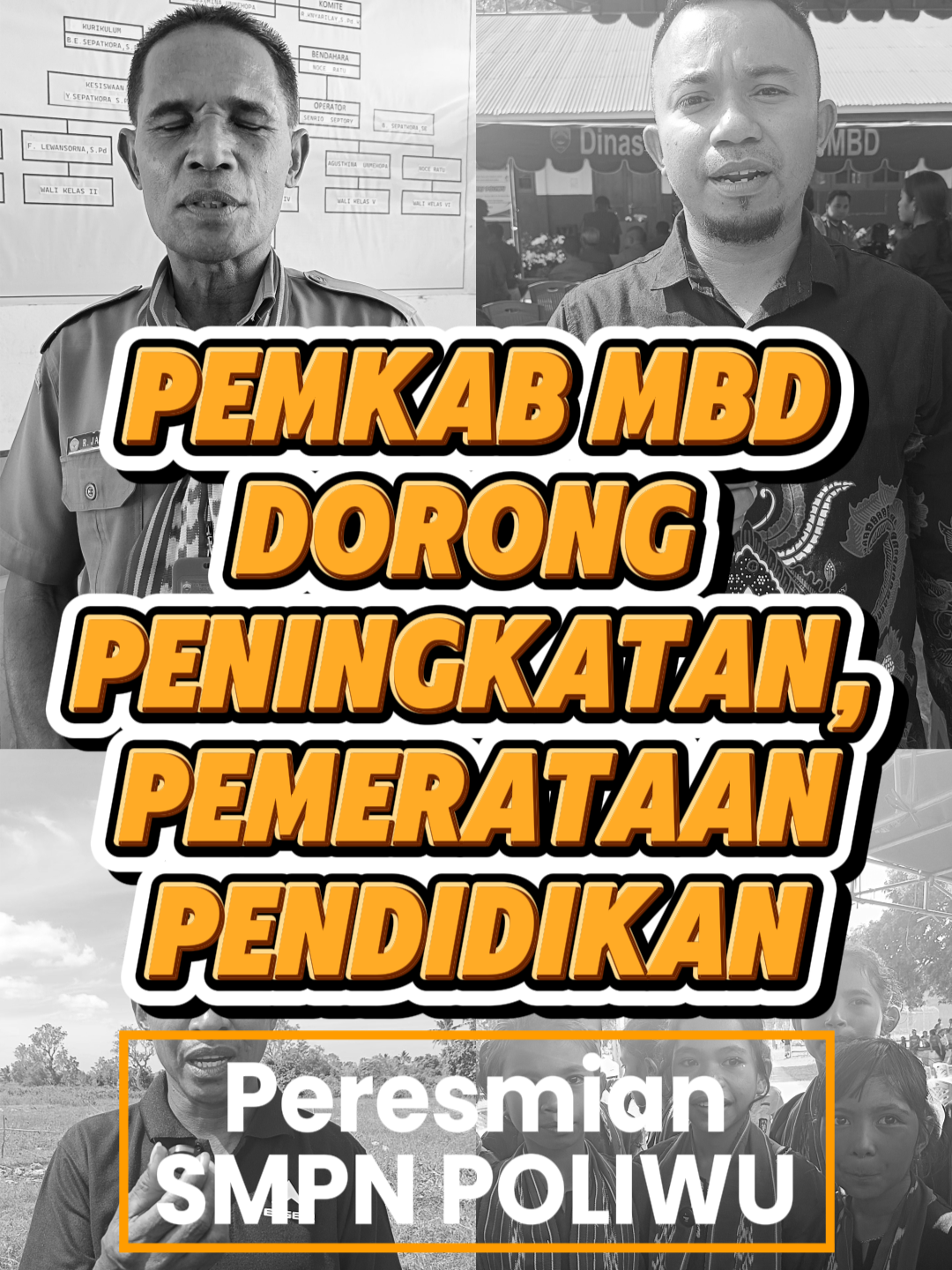 Dorong Pemerataan Pendidikan, Wabup MBD Resmikan SMP Negeri Poliwu. Penjelasan KADIS DIKBUD Kab. MBD serta tanggapan masyarakat dan siswa terhadap peresmian SMPN Poliwu #PemkabMBD #ppidmbd #MBDMaju #keterbukaaninformasi