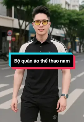 Bộ quần áo thể thao nam cộc tay #trend #xuhướng #viral #thoitrang #thoitrangnam #model 
