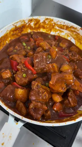 Pork Ribs Caldereta #pork #porkrecipe #ulamrecipe #porkcaldereta #caldereta #sarsa #fypage 