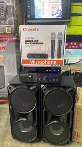Karaoke set free wireless microphone 