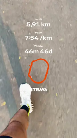 join on strava #Running #runforyou #foryou #pelarikonten #pace #pelarikeong🐌 