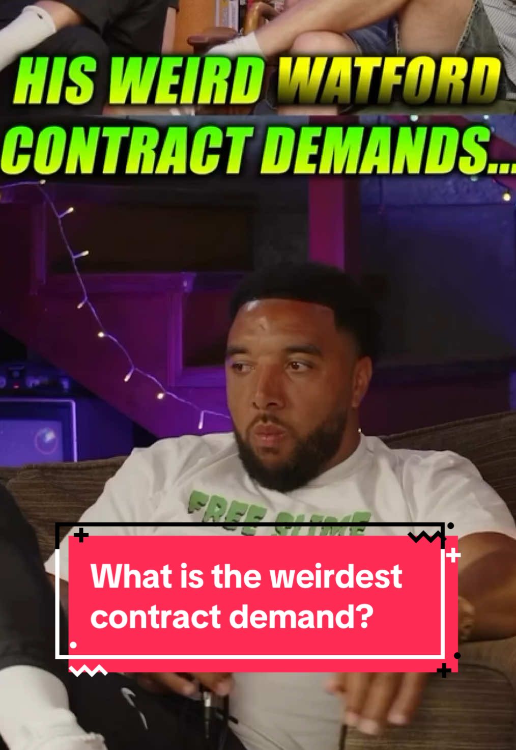 What is the weirdest contract demand?  Cc: @The Fellas Podcast 