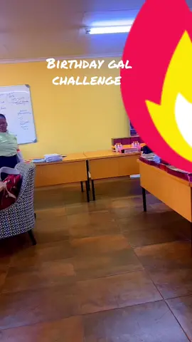 Birthday gal challenge 😂😂