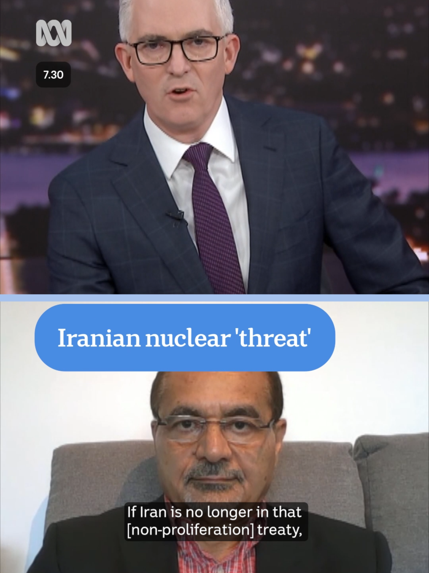 Will Iran leave the Nuclear Non-Proliferation Treaty? And if so, will they be incentivised to accelerate their efforts towards a nuclear weapon? That all depends on the actions of the US, according to a former member of Iran’s nuclear negotiating team, Seyed Hossein Mousavian. #abc730 #Iran #Nuclear #WorldNews