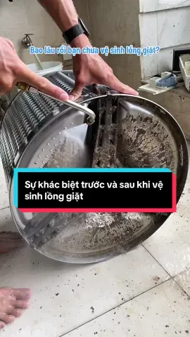 Bạn sẽ cảm nhận được sự khác biệt sau khi lồng giặt được vệ sinh, alo ngay cho Đạn Bay để có cái lồng chất lượng. #dienlanhdanbay #vesinhmaylanh #vesinhmaygiat #maylanhgiare #suachuamaylanhgiare 