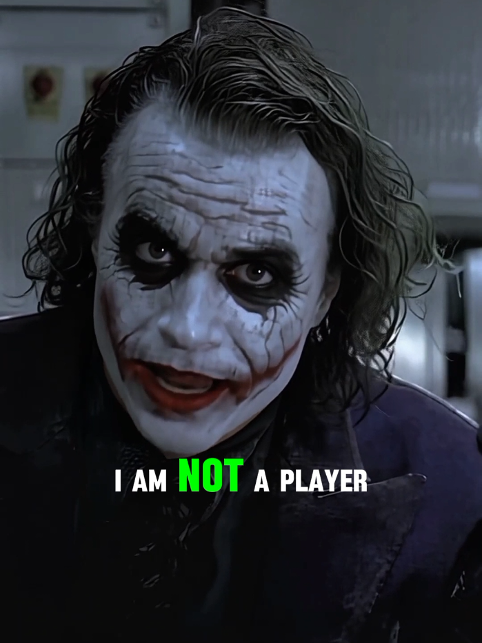 I am not a player  #JokerMindset #BrokenButUnstoppable #SmileThroughPain #DarkSideMotivation #VillainVibes 
