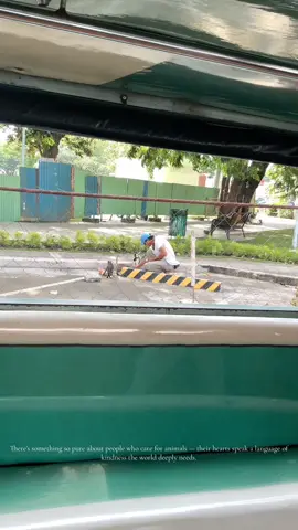 A living proof that quiet acts of kindness restore faith in humanity. Saw this manong feeding stray cats on my way home. Glad I was able to capture this moment. God bless you, manong.🤍