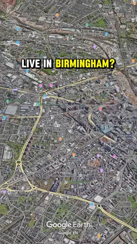 Where is the best place to live in Birmingham? #birmingham #unitedkingdom #digbeth #harborne #bestplace #geography #googleearth #westmidlands 