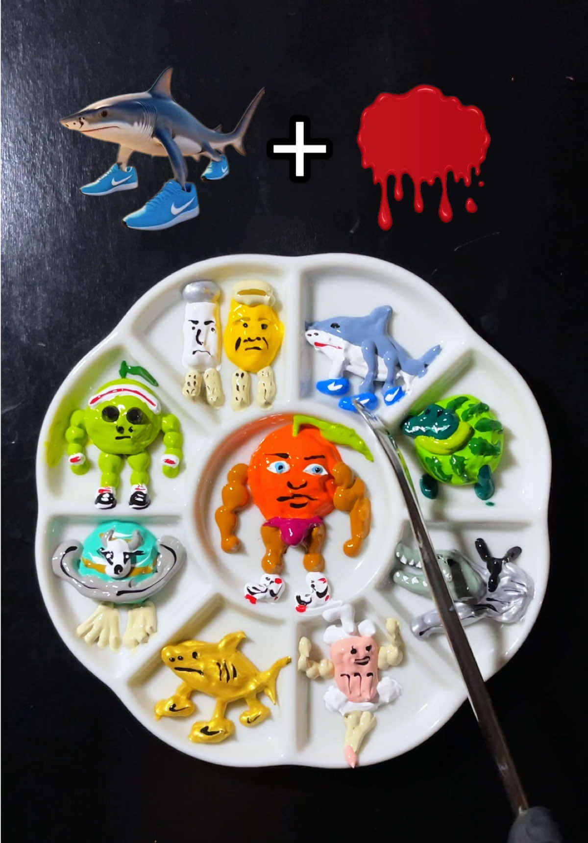 Italian Brainrot color mixing （Part 60) #italianbrainrot #colormixing #brainrot #tralalerotralala 