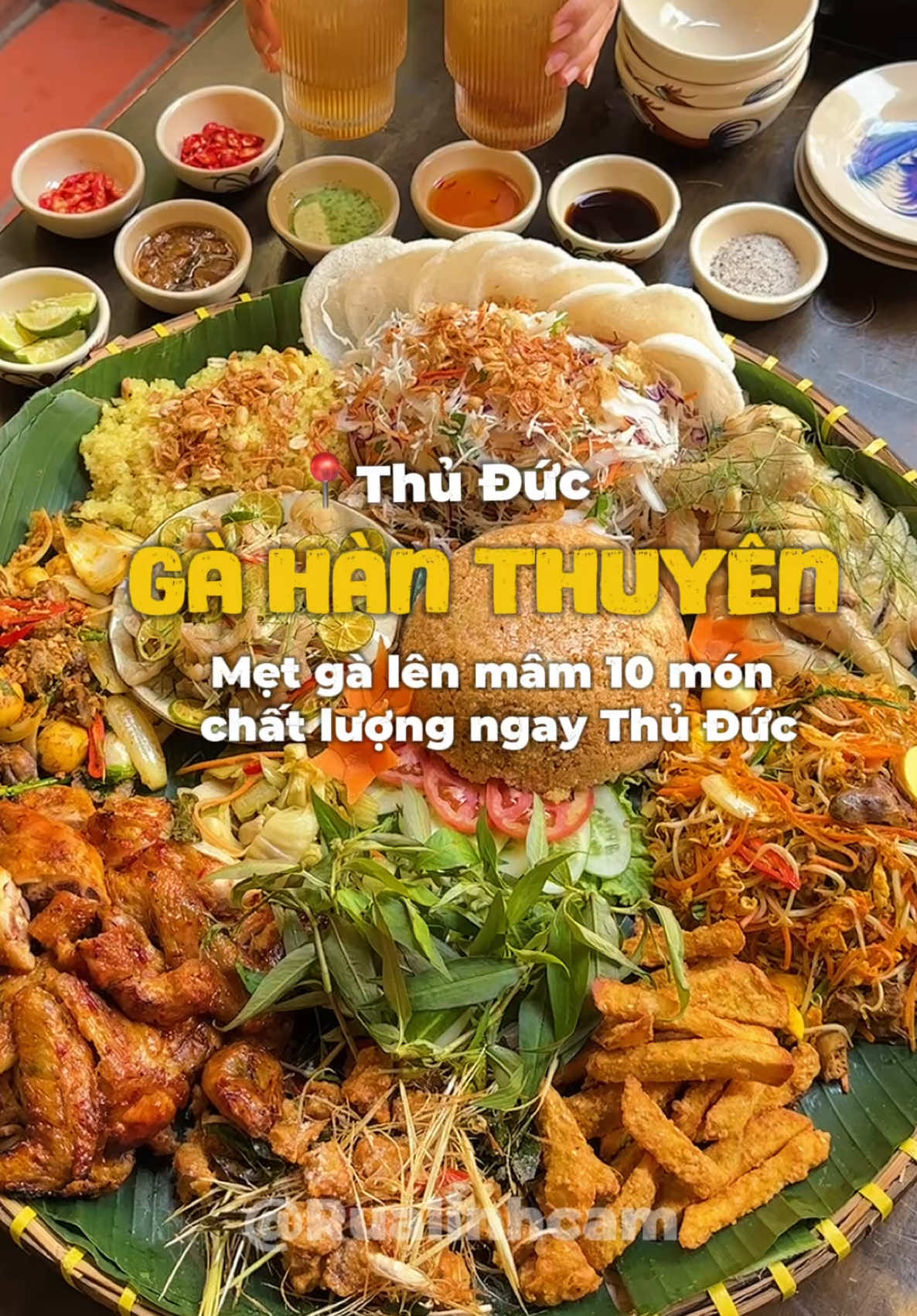 Gà lên mâm 10 món ngon số dzáchh 🫶🥰 #rualinhcam #saigon #xuhuong #fyp #sg #food #reviewdoan #saigonangi #ancungtiktok #viral #tiktok 