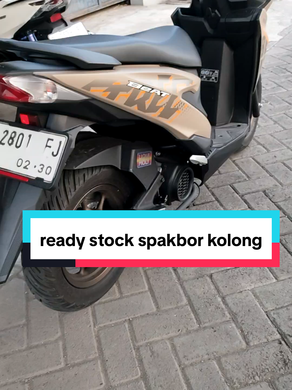 ready kembali hugger spakbor kolong beat #beat #beatstreet #honda #hondabeat #spakbor 