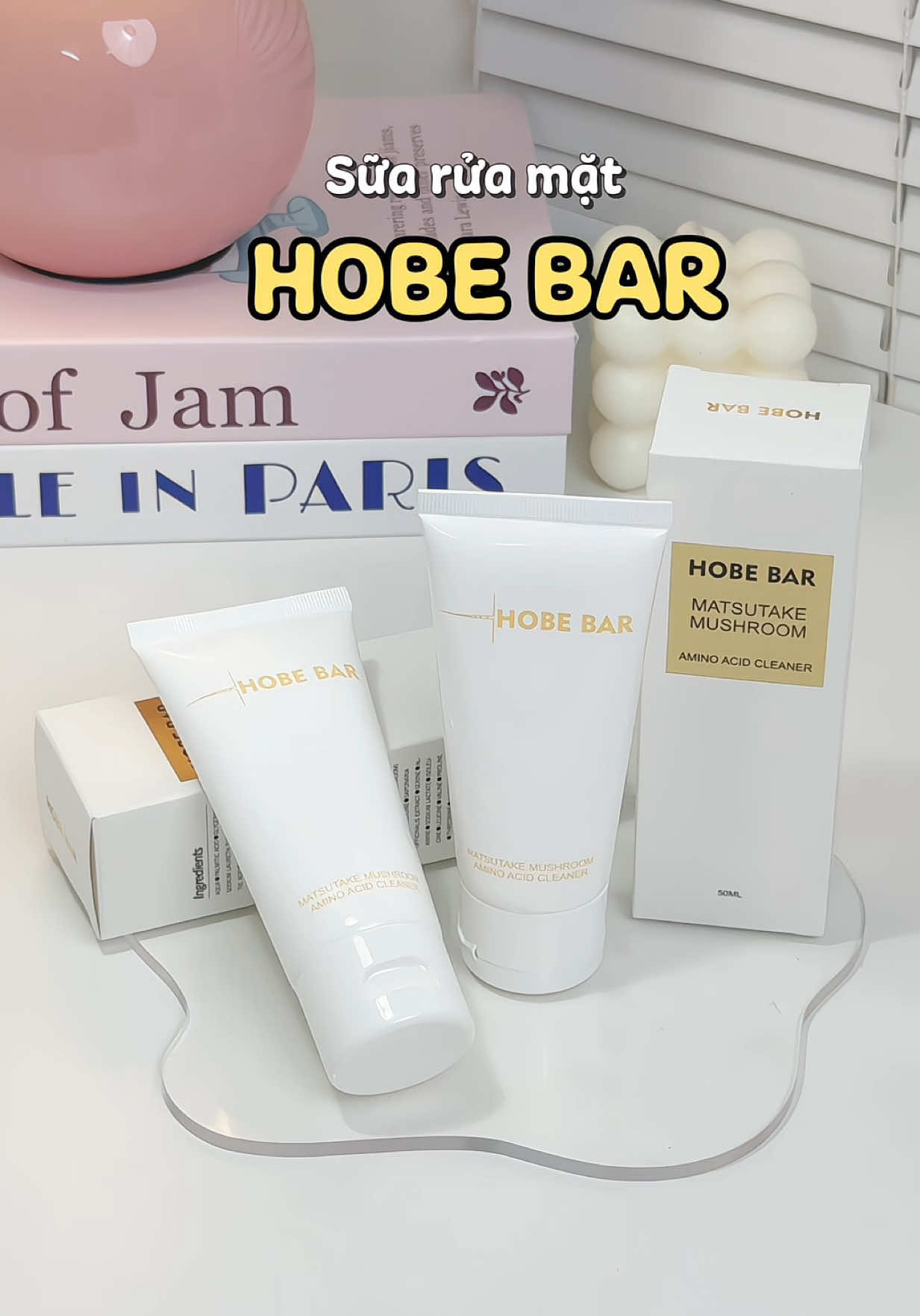 Sữa rửa mặt Hobe Bar dùng siu đã lun cả nhà ơii #suaruamat #suaruamathobebar #hobebar #hobebarvn #hobebarskincare #hobebarcleanser #suaruamatdiunhe #skincare #skincareroutine #fyp #xuhuong #xuhuongtiktok #viral 
