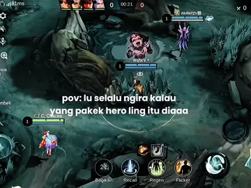 hehe setiap aku ngeliat hero ling aku kira itu kamu #trending #mlbb #pov #povstories #viral 