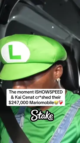 The moment ISHOWSPEED & Kai Cenat cr*shed their $247,000 Mariomobile😭❤️‍🩹 #Ishowspeed #speed #kai #kaicenat #speedandkai #kaiandspeed #kaixspeed #mario #supermario #supermariobros #mariobros #nintendo #fyp #viral #gaming #games ishowspeed and kai cenat playing super mario bros 