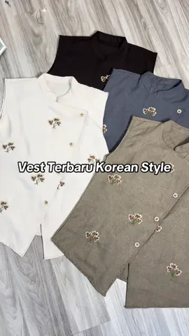 Vest Korean Style Model Terbarunya 🥰🤏🏼#atasanwanita #fashiontiktok #vestkoreanstyle #modelterbaru 
