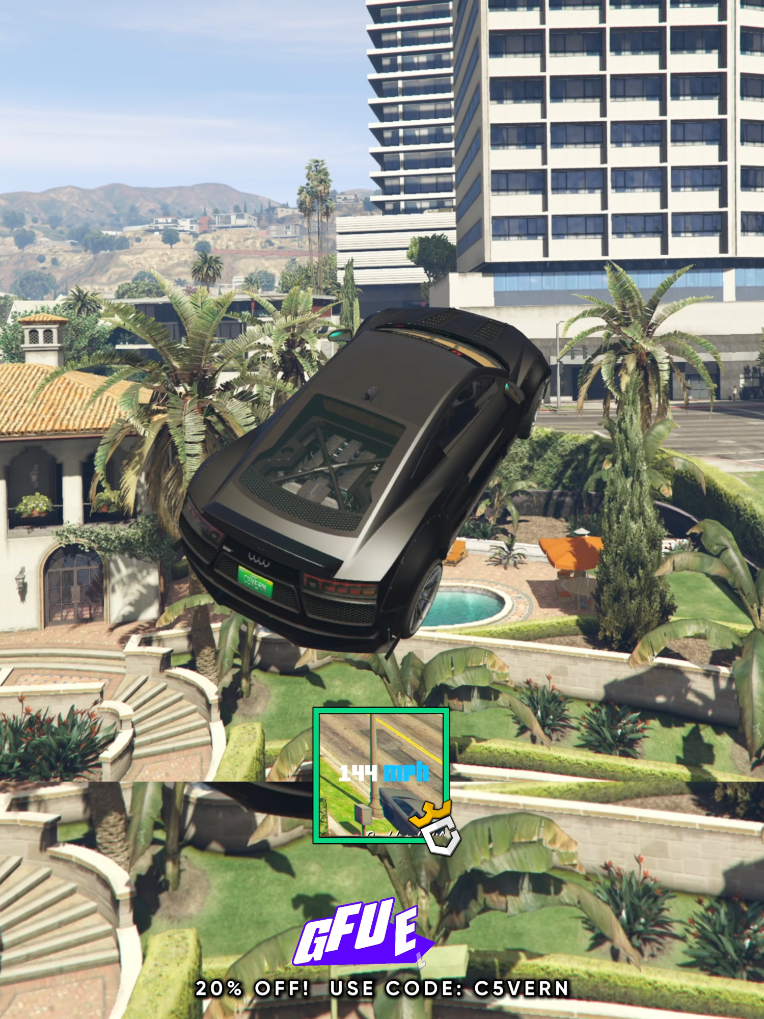 1 IN A MILLION STUNT! #Shorts #GTA5 #GTA5Stunts GET 20% OFF YOUR GFUEL ORDER! ⚡ C5VERN Use Code: 
